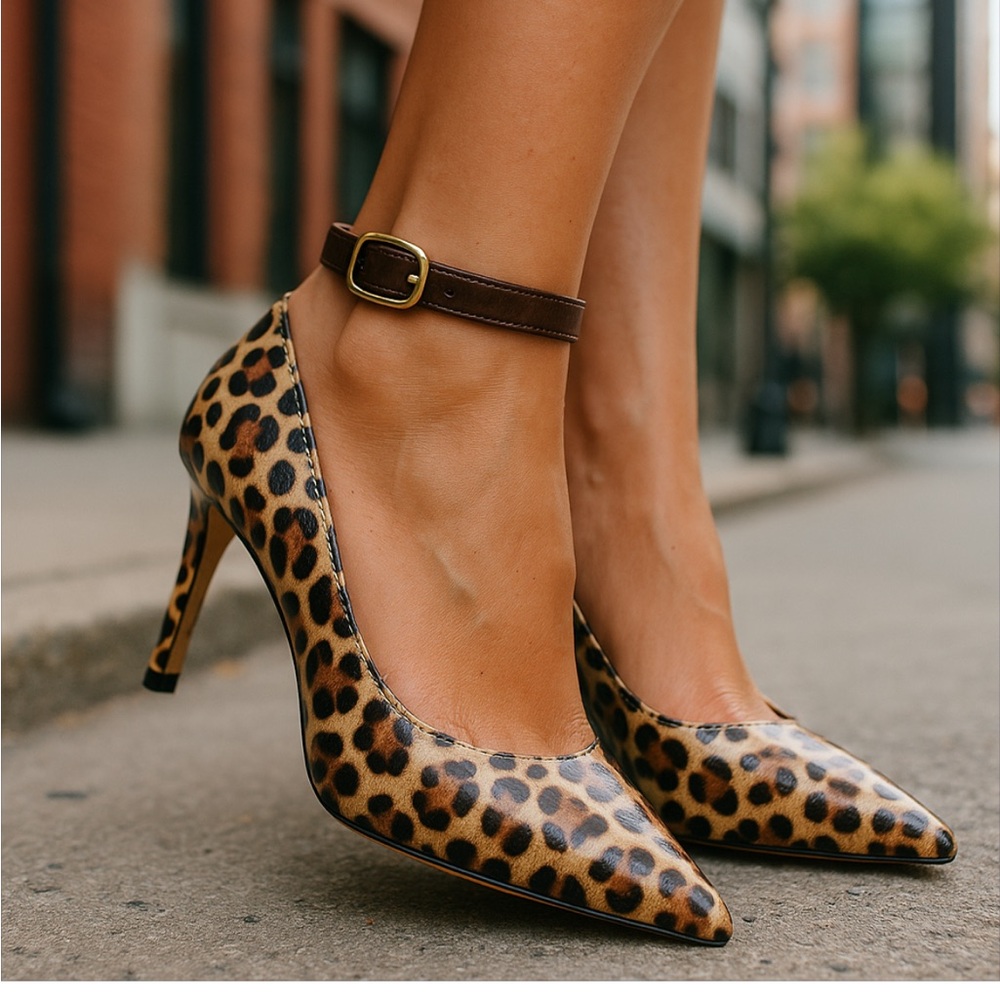 Susan Lucci leopard print heels !